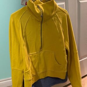 lululemon athletica Yellow Sweatshirt